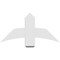 Ekena Millwork Bellingham Architectural Grade PVC Gable Bracket, 36"W x 18"H x 6"D x 6"F, 12/12 Pitch GBP036X18X0606BEL00 - alternate 2
